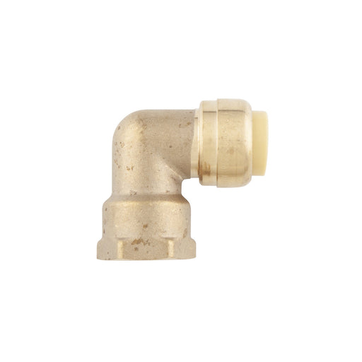 Coude en laiton 90º 1/2" FPT X 1/2" Sharkbite PlomSource - Quincaillerie G.H. Berger