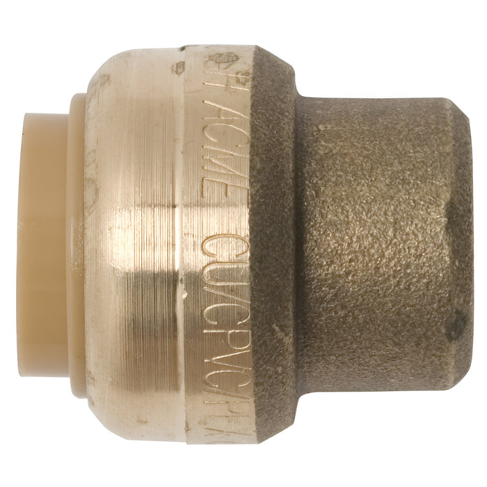 Bouchon en laiton Sharkbite 1/2" PlomSource - Quincaillerie G.H. Berger