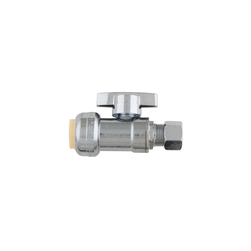 Valve à bille droite 1/2" SB X 3/8" comp PlomSource - Quincaillerie G.H. Berger