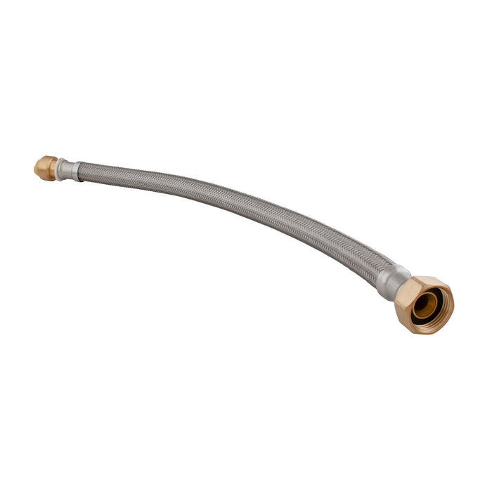 Connecteur tressé avec port intégral 1/2" SB X 3/4" FPT - 18" PlomSource - Quincaillerie G.H. Berger