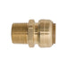 Adaptateur droit 3/4" Sharkbite à 1/2" MPT PlomSource - Quincaillerie G.H. Berger