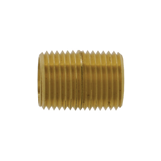 Mamelon de tuyau court en laiton 1/8" PlomSource - Quincaillerie G.H. Berger