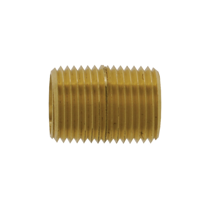 Mamelon de tuyau court en laiton 1/8" PlomSource - Quincaillerie G.H. Berger