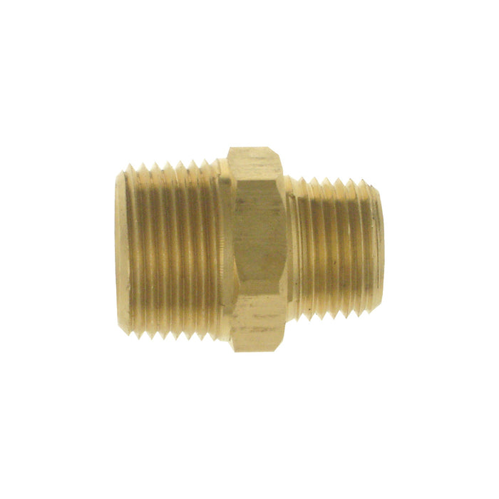 Mamelon réducteur en laiton 1/2" (M) NPT X 1/4" (M) NPT PlomSource - Quincaillerie G.H. Berger
