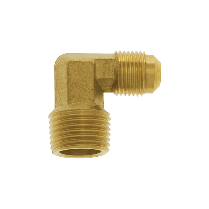 Coude 90º en laiton 1/2" évasé X 3/8" (M) NPT PlomSource - Quincaillerie G.H. Berger