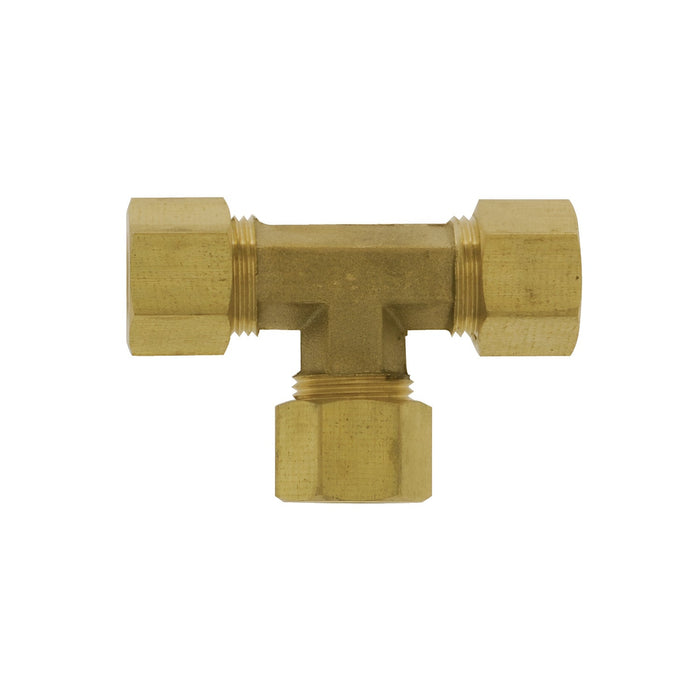 Raccord en T en laiton 1/2" comp PlomSource - Quincaillerie G.H. Berger
