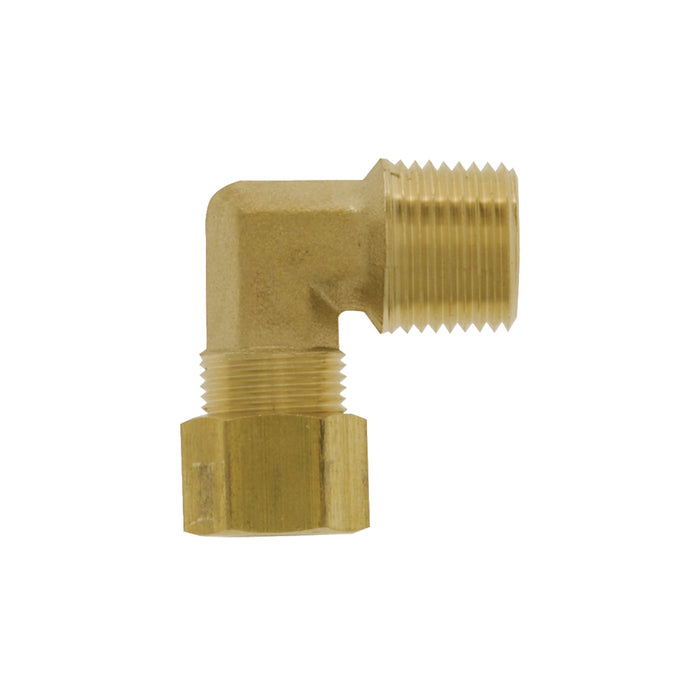 Coude en laiton 90º 5/16" comp X 1/4" (M) NPT PlomSource - Quincaillerie G.H. Berger