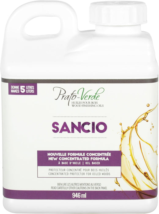 Huile pour le bois Sancio concentrée - 946 mL Prato-Verde