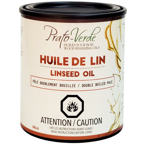 Huile de lin doublement bouillie - 946 mL Prato-Verde - Quincaillerie G.H. Berger