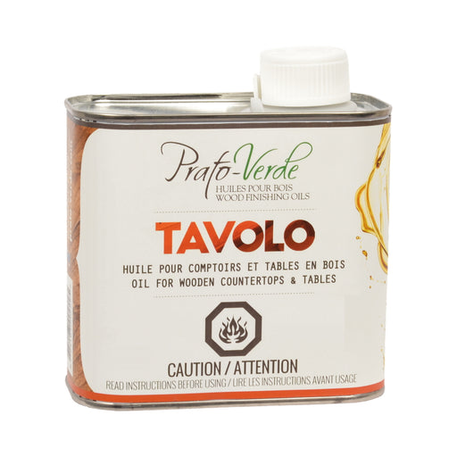 Huile Tavolo pour comptoirs et tables en bois - Incolore - 500 mL Prato-Verde - Quincaillerie G.H. Berger