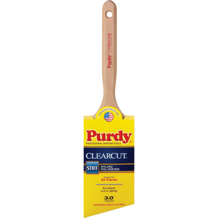 Pinceau en nylon Clearcut avec poignée de bois 3" X 5/8" Purdy