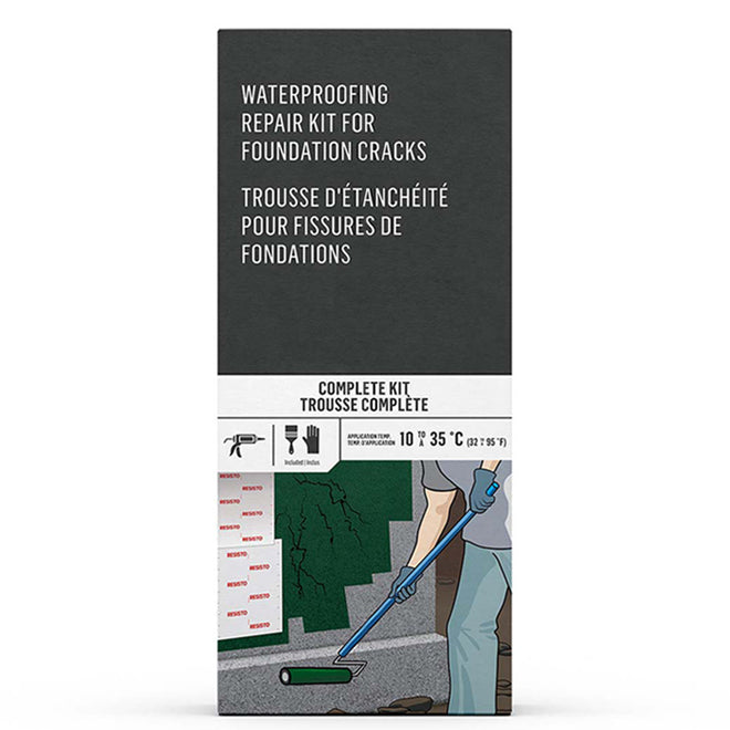 Trousse complète de réparation de fondations Resisto