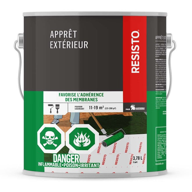 Apprêt d'extérieur pour toiture Resisto - 3.78 L