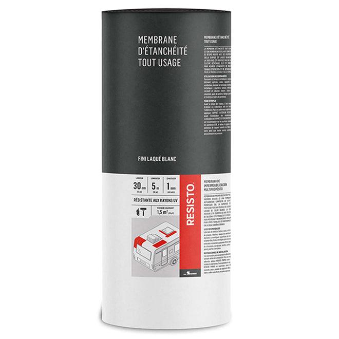 Membrane d'étanchéité tout-usage en bitume - 12" X 16,4' Resisto