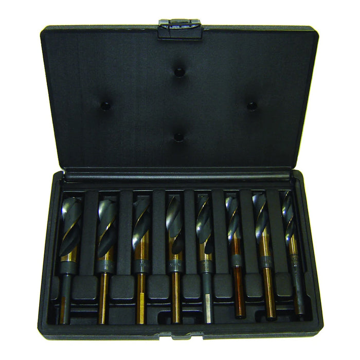 Ensemble de 8 forets or et noir à tige 1/2" Rodac - Quincaillerie G.H. Berger