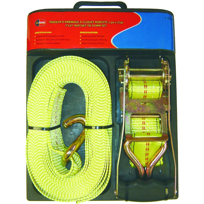 Sangle à cliquet robuste 2" X 27' - Quincaillerie G.H. Berger