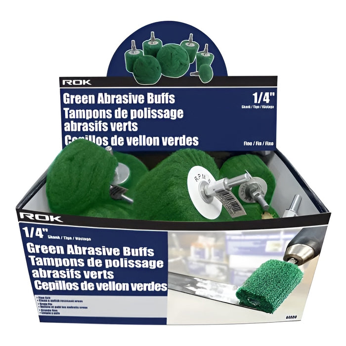 Tampon de polissage vert ROK - Quincaillerie G.H. Berger