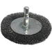Brosse abrasive métallique circulaire 3" - Finition rugueuse ROK - Quincaillerie G.H. Berger