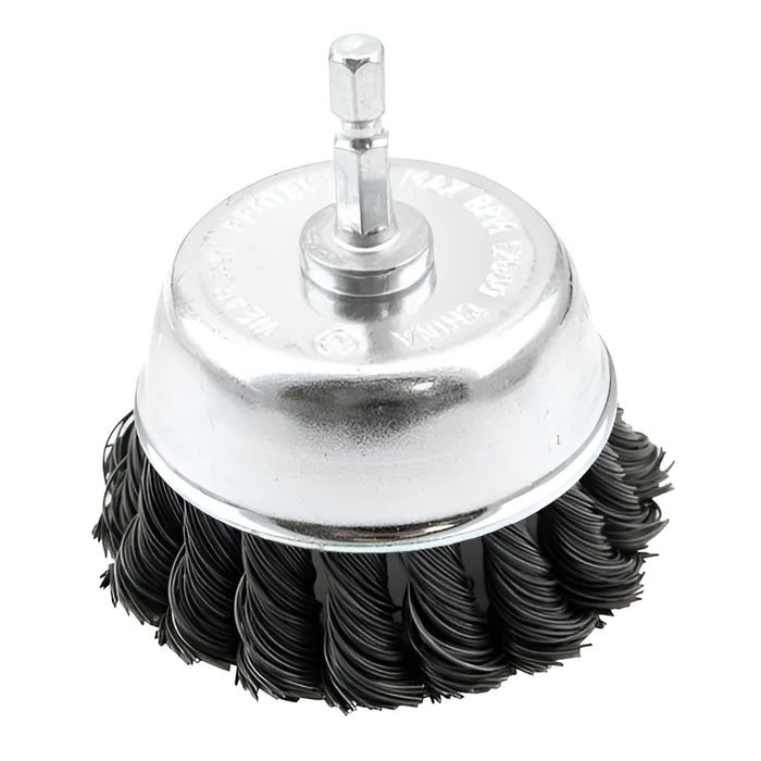 Brosse abrasive de coupe torsadée de finition 2" ROK - Quincaillerie G.H. Berger
