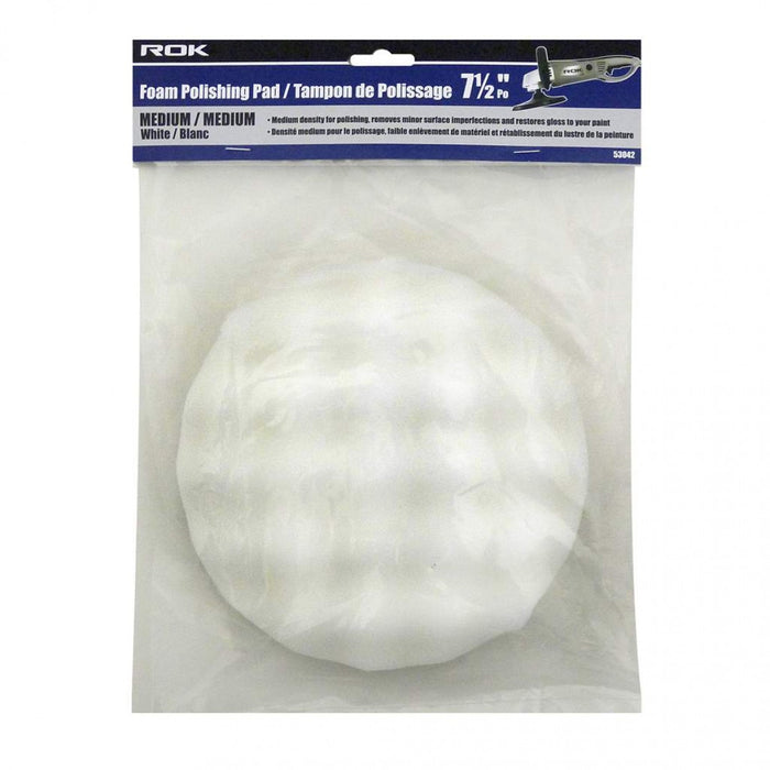 Tampon de polissage en mousse moyenne 7 1/2" ROK - Quincaillerie G.H. Berger