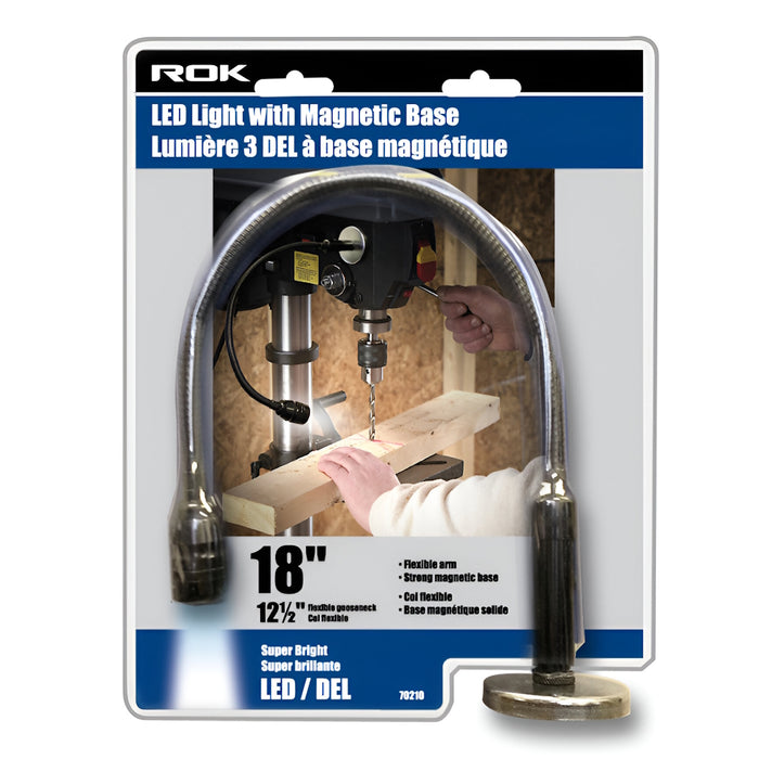 Lampe DEL magnétique 18" ROK - Quincaillerie G.H. Berger