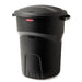 Poubelle Rubbermaid noire avec couvercle 121 L - Quincaillerie G.H. Berger