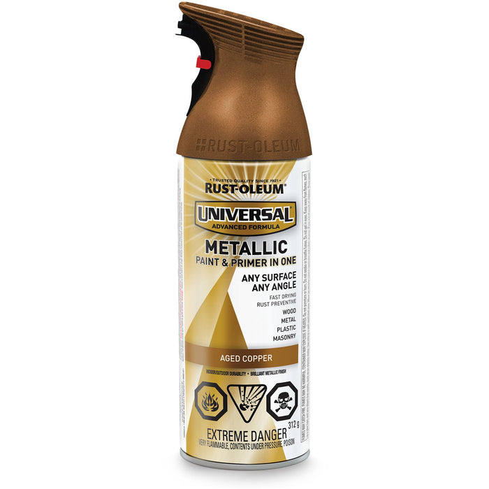 Peinture métallique en aérosol - Cuivre vieilli - 312 g Rust-Oleum