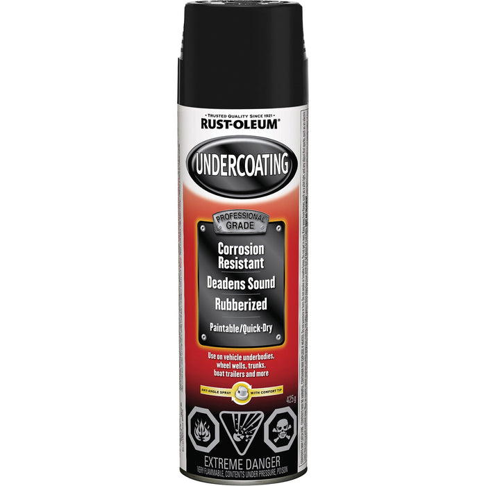 Revêtement protecteur pour carrosserie en aérosol - Noir - Fini mat - 425 g Rust-Oleum