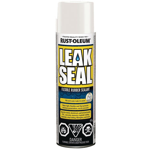 Calfeutrant en caoutchouc flexible Leak Seal aérosol - Blanc - 405 g - Quincaillerie G.H. Berger