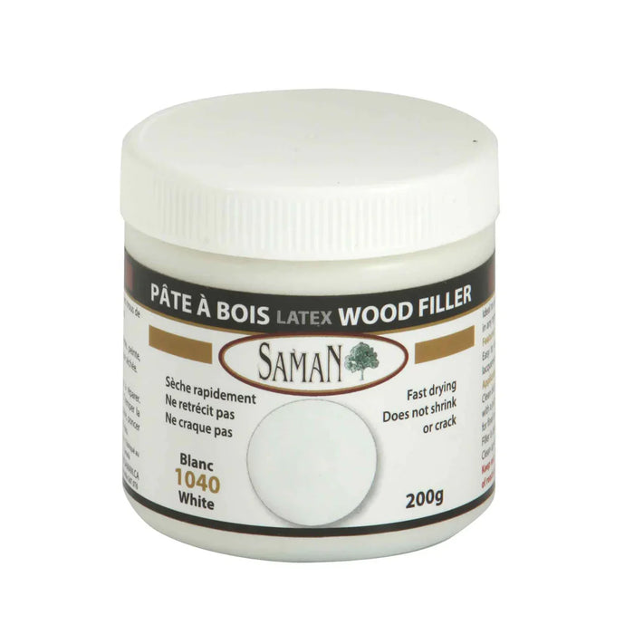 Pâte à bois SamaN à base de latex - Blanc - 200 g