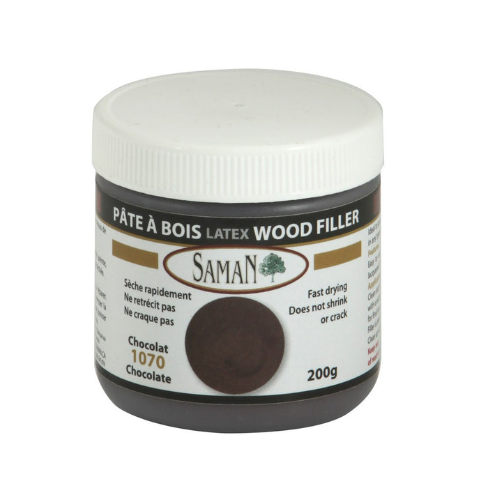 Pâte à bois à base de latex - Chocolat - 200 g SamaN - Quincaillerie G.H. Berger