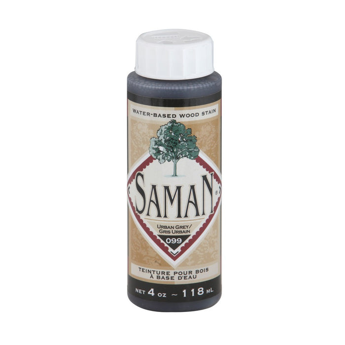 Teinture pour bois à base d'eau - Gris urbain - 118 mL SamaN - Quincaillerie G.H. Berger