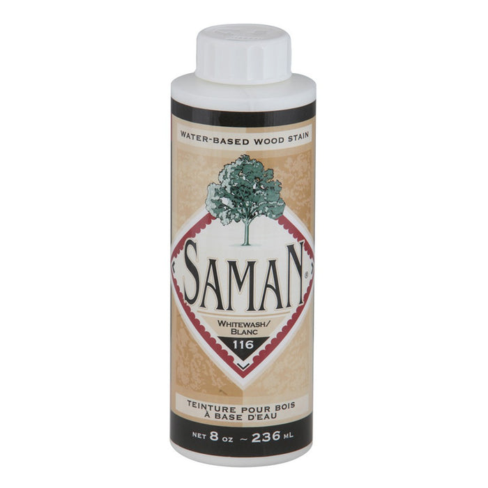 Teinture pour bois à base d'eau - Blanc  - 236 mL SamaN - Quincaillerie G.H. Berger