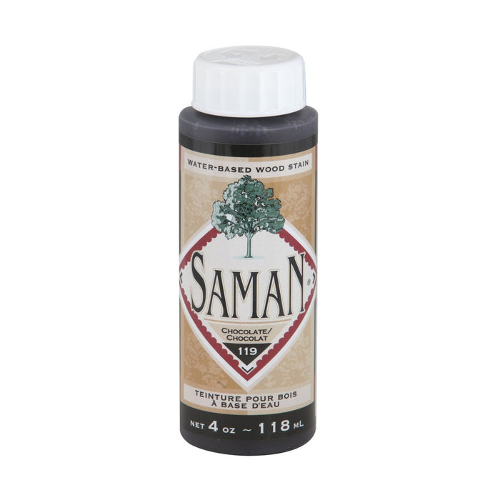 Teinture pour bois à base d'eau - Chocolat - 118 mL SamaN - Quincaillerie G.H. Berger