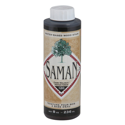 Teinture pour bois à base d'eau - Noyer foncé - 236 mL SamaN - Quincaillerie G.H. Berger