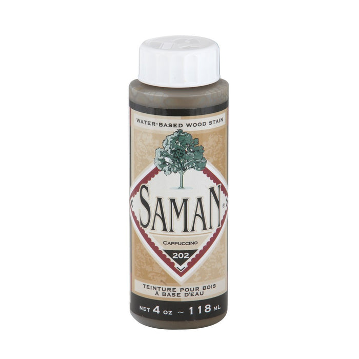 Teinture pour bois à base d'eau - Cappuccino - 118 mL SamaN - Quincaillerie G.H. Berger