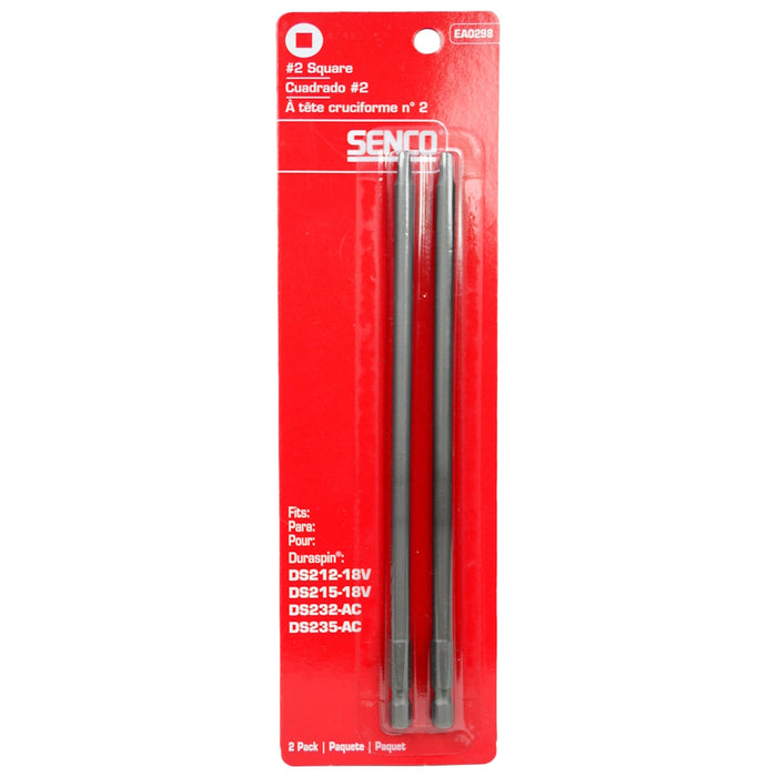 Embout Duraspin 6-3/4" SQ2 - Paquet de 2 - Quincaillerie G.H. Berger