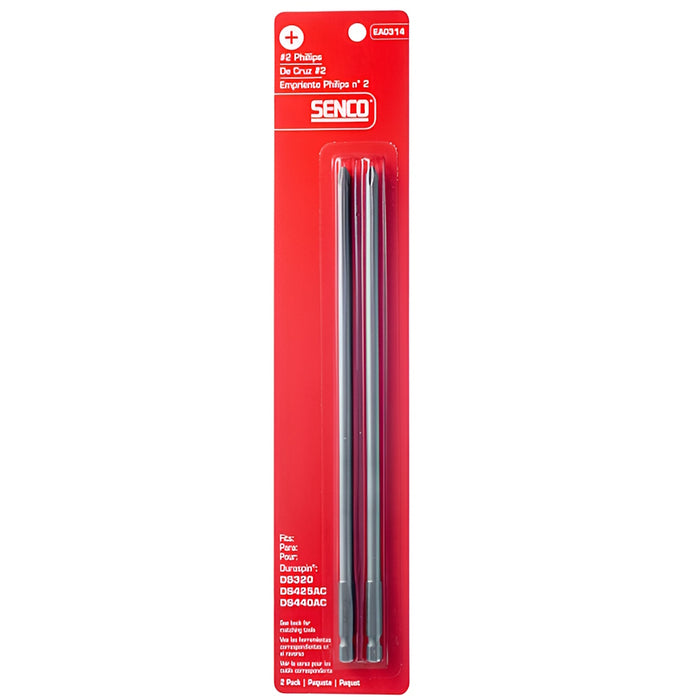 Embout Duraspin 8-3/4" PH2 - Paquet de 2 - Quincaillerie G.H. Berger