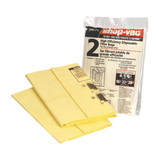 Sac-filtre pour aspirateur 4-6,5gal - ShopVac - Quincaillerie G.H. Berger