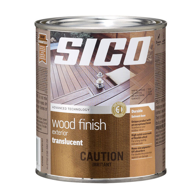 Teinture et scellant extérieur translucide Sico - Séquoia - Translucide - 946 mL SICO