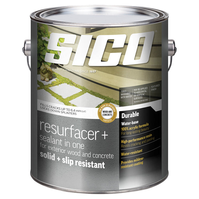 Resurfaceur et scellant extérieur - 3.37 L SICO