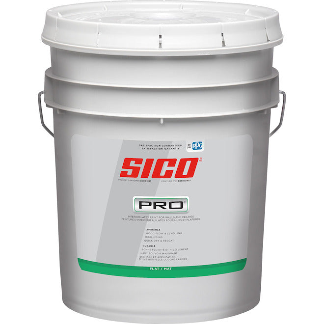 Peinture intérieure au latex - Pro - Blanc perle - 18.9 L SICO - Quincaillerie G.H. Berger
