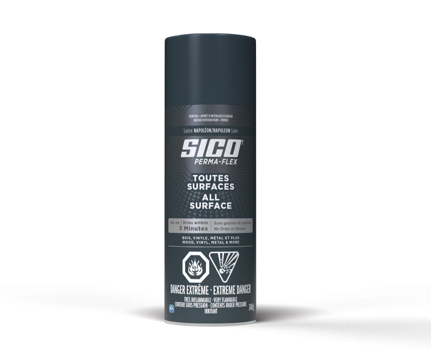 Peinture toute surface Permaflex en aérosol - Int./Ext. - Napoleon - Fini satiné - 340 g - SICO - Quincaillerie G.H. Berger