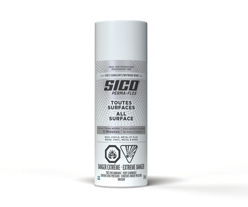 Peinture toute surface Permaflex en aérosol - Int./Ext. - Vent changeant - Fini satiné - 340 g - SICO - Quincaillerie G.H. Berger