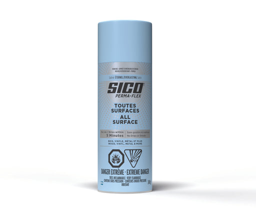 Peinture toute surface Permaflex en aérosol - Int./Ext. - Éternel - Fini satiné - 340 g - SICO - Quincaillerie G.H. Berger