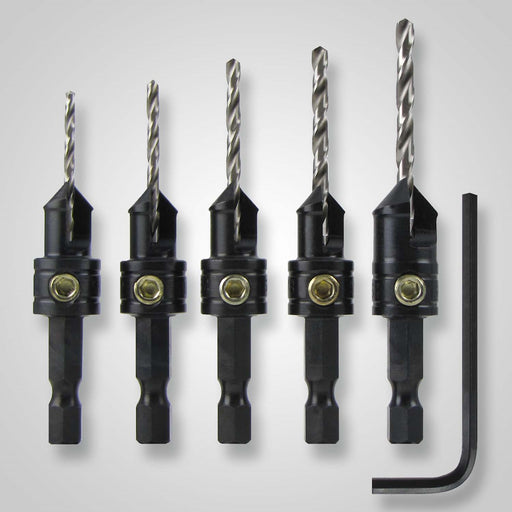 Ensemble de 5 mèches à fraiser Snappy Tools - Quincaillerie G.H. Berger