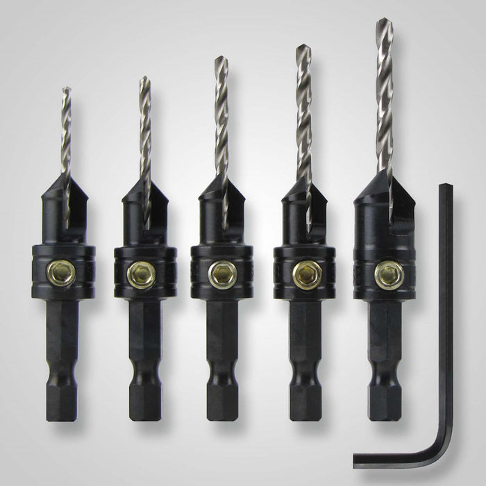 Ensemble de 5 mèches à fraiser Snappy Tools - Quincaillerie G.H. Berger
