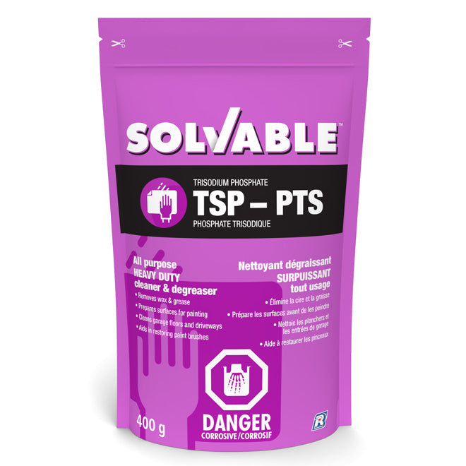Nettoyant et dégraissant TSP concentré en poudre - 400 g Solvable