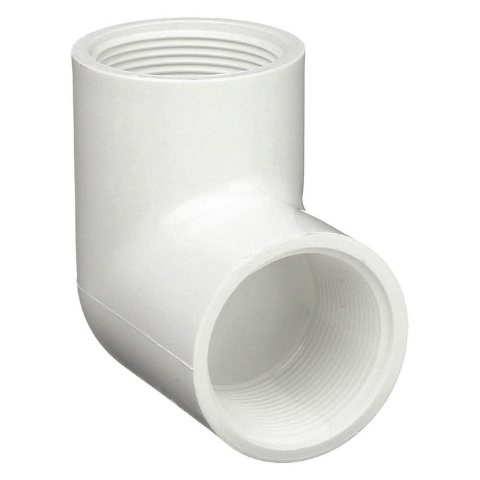 Coude 90º en PVC blanc SCH40 2" (F) NPT Spears - Quincaillerie G.H. Berger