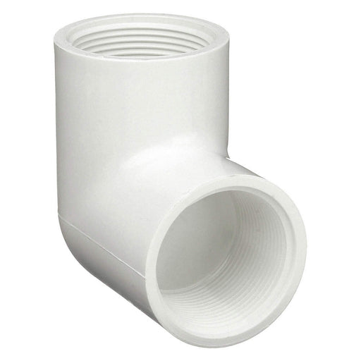 Coude 90º en PVC blanc SCH40 3/4" (F) NPT Spears - Quincaillerie G.H. Berger